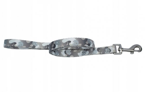 Zolux Smycz CAMO 20mm/1,20m szary
