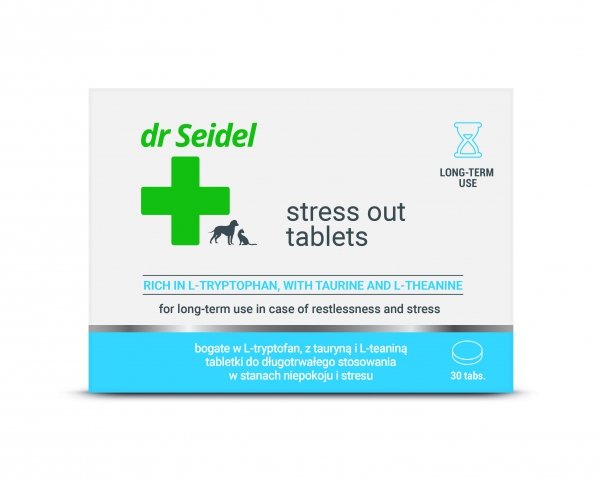 Stress Out preparat uspokajający dla psów 30 tabletek