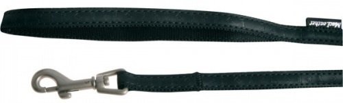 Zolux Smycz Mac Leather 25mm/1,2m CZARNA