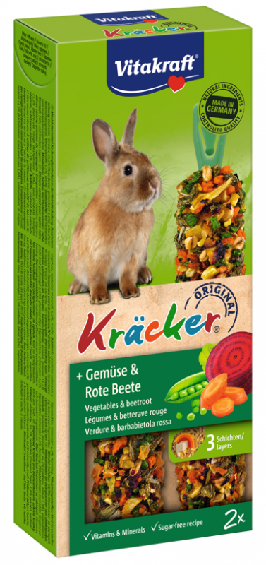 Vitakraft Kracker 2 szt kolby dla królika warzywa/burak
