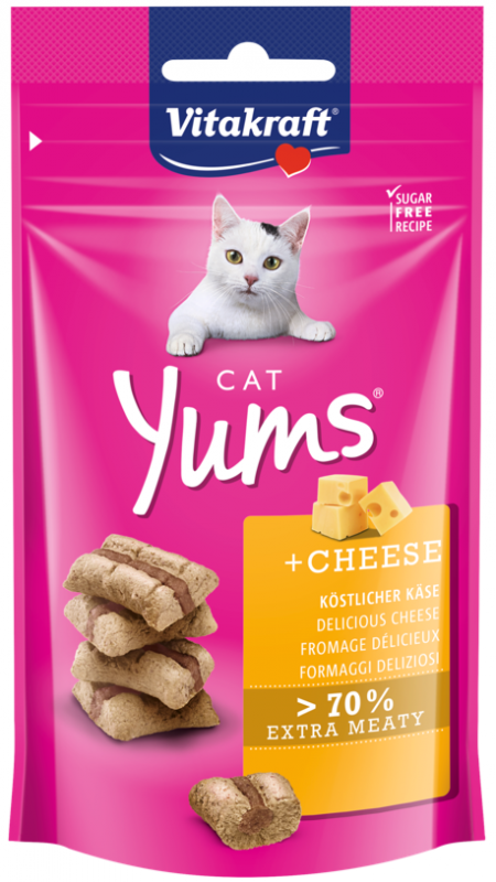 Vitakraft CAT YUMS 40g Cheese- ser dla kota