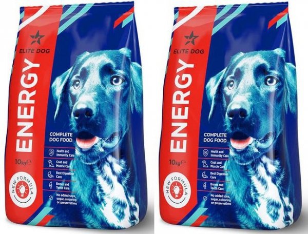 Elite Dog 2x11kg Energy dla psów aktywnych