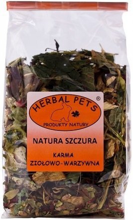 Herbal Pets Natura szczura karma ziołowo-warzywna 150g