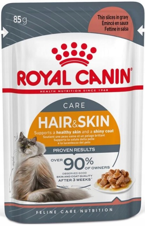 Royal Hair &amp; Skin w sosie 85g saszetka dla kota 