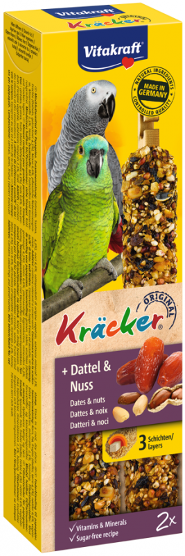 Vitakraft Kracker African 2szt kolby dla dużych papug 180g