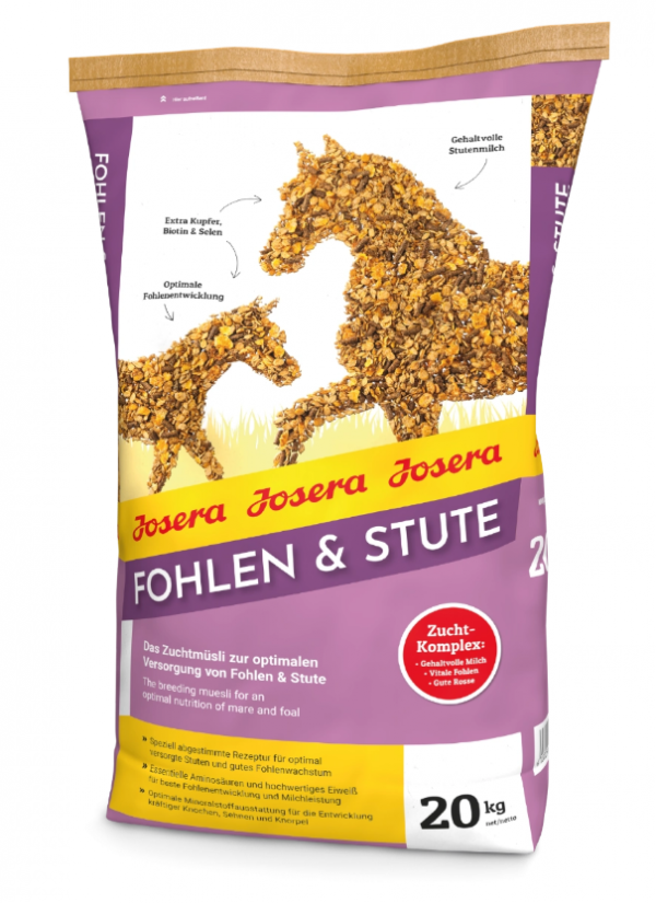 JOSERA Fohlen&amp;Stute musli dla klaczy i źrebiąt 20kg