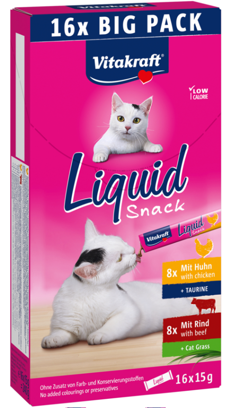 Vitakraft Cat Liquid 16x15g BIG PACK