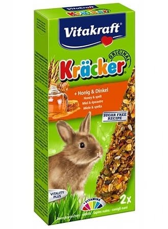 Vitakraft Kracker 2 szt dla królika miód/orkisz