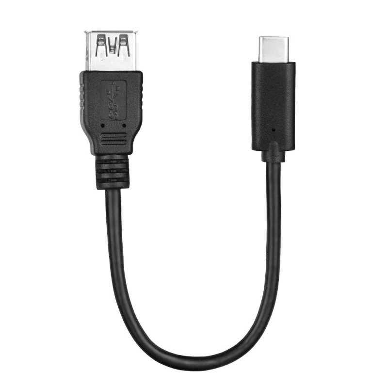Adapter OTG USB do A do USB Typ C 3.0 czarny.