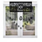 Panel dekoracyjny z koralikami 100x160 Vera czarny