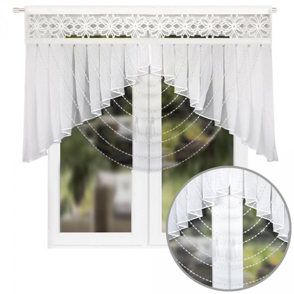 Panel dekoracyjny z koralikami 200 × 120 cm - Nelli.pl