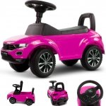 Jeździk dla rocznego dziecka Volkswagen T-Roc różowy