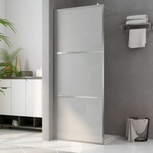Ścianka prysznicowa, mrożone szkło ESG, 80 x 195 cm