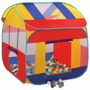 Namiot do zabawy z 550 piłeczkami, 123x120x126 cm