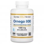 Omega 800 Olej Rybny klasy farmaceutycznej | 80% EPA / DHA | 90 kaps.