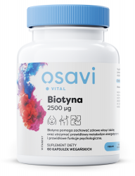 OSAVI Biotyna, 2500mcg - 60 vegan caps