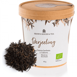 Darejeeling - indyjska organiczna czarna herbata z pierwszego zbioru, 40 g