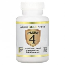 California Gold Nutrition, Immune 4, 60 kaps.