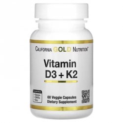 Vitamin D3 + K2 | Witamina D3 + K2 | 60 kaps.