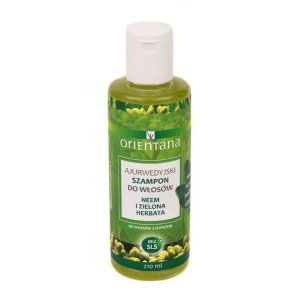 Ajurwedyjski szampon - Neem i zielona herbata, 210 ml