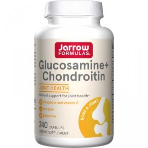 JARROW FORMULAS Glucosamine + Chondroitin - Glukozamina z Chondroityną (240 kaps.)