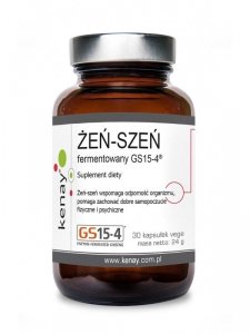 KENAY Żeń-szeń - Ginseng GS15-4 (30 kaps.)