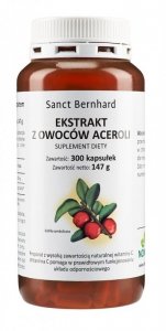 KRAUTERHAUS SANCT BERNHARD Acerola ekstrakt (300 kaps.)