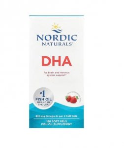 NORDIC NATURALS DHA Omega-3 Oil (180 kaps.)