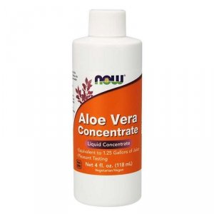 NOW FOODS Aloe Vera Concentrate - Aloes koncentrat z Liści Aloesu 40:1 (118 ml)