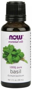 NOW FOODS Basil - 100% Olejek Bazyliowy - Bazylia (30 ml)