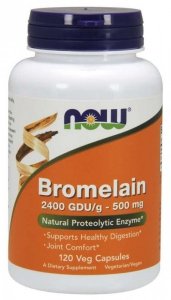 NOW FOODS Bromelaina (120 kaps.)