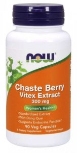 NOW FOODS Chaste Berry Vitex Extract (90 kaps.)