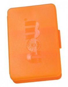 NOW FOODS Pillbox - organizer na leki (pomarańczowy)