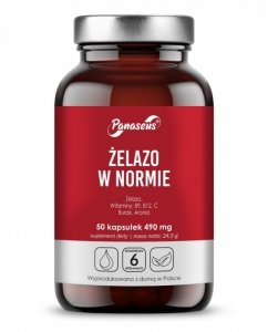 PANASEUS Żelazo w normie (50 kaps.)