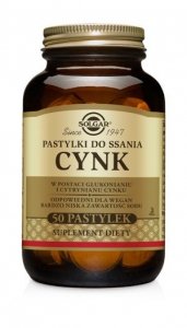 SOLGAR Flavo-Zinc Lozenges - Cynk do ssania (50 tabl.)