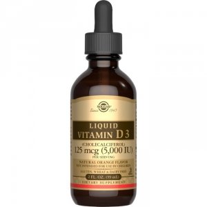 SOLGAR Liquid Vitamin D3 Cholecalciferol - Witamina D3 w płynie (59 ml)
