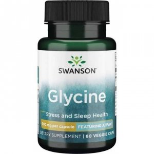 SWANSON AjiPure glicyna 500 mg (60 kaps.)