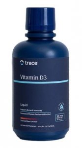 TRACE MINERALS Liquid Vitamin D3 - smak wiśniowo-cytrusowy (473 ml)