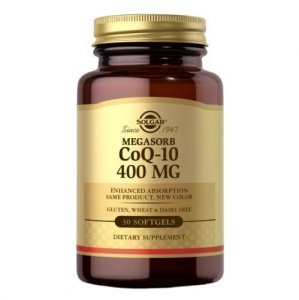 SOLGAR Megasorb CoQ-10 400 mg (60 kaps.)