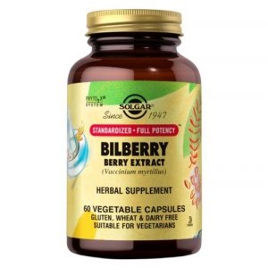 SOLGAR SFP Bilberry Berry Extract - Ekstrakt z jagód czarnej borówki (60 kaps.) 