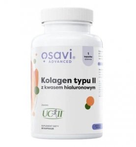 OSAVI Kolagen Typu II z Kwasem Hialuronowym (60 kaps.)