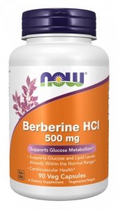 NOW FOODS Berberyna HCl 500 mg (90 kaps.) 
