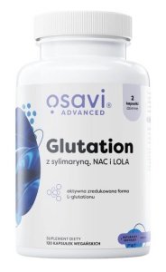 OSAVI Glutation z Sylimaryną, NAC i LOLA (120 kaps.)
