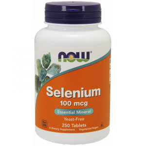 NOW FOODS Selenium - Selen 100 mcg (250 tabl.)