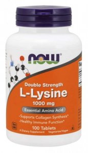 NOW FOODS L-Lizyna 1000 mg (100 tabl.)