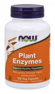 NOW FOODS Plant Enzymes - Enzymy roślinne (120 kaps.)