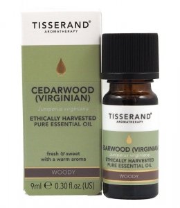 TISSERAND AROMATHERAPY Cedarwood (Virginian) Ethically Harvested - Olejek z Drzewa Cedrowego (9 ml)