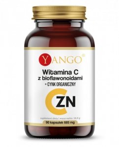 YANGO Witamina C z bioflawonoidami + Cynk organiczny (90 kaps.)
