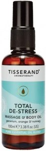 TISSERAND AROMATHERAPY Total De-Stress Massage & Body Oil - Olejek do masażu (100 ml)