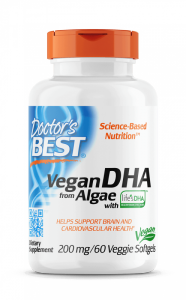 DOCTOR'S BEST Vegan DHA from Algae (60 kaps.)